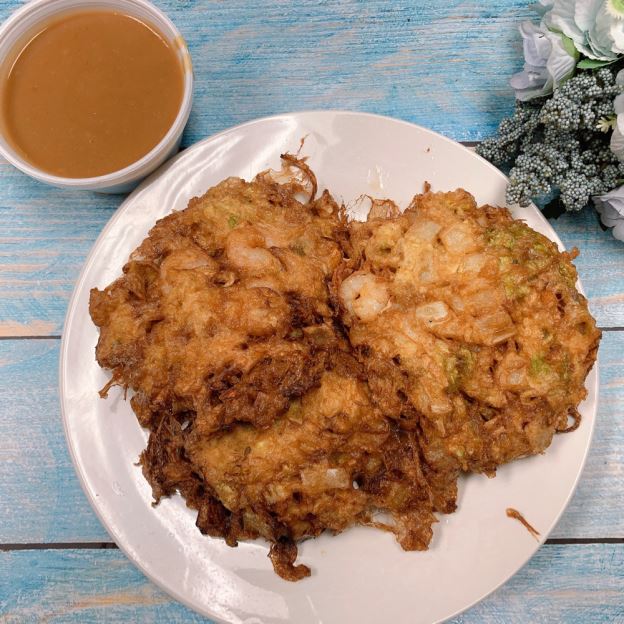 53. Shrimp Egg Foo Young