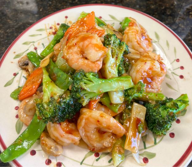 54. Shrimp with Garlic Sauce