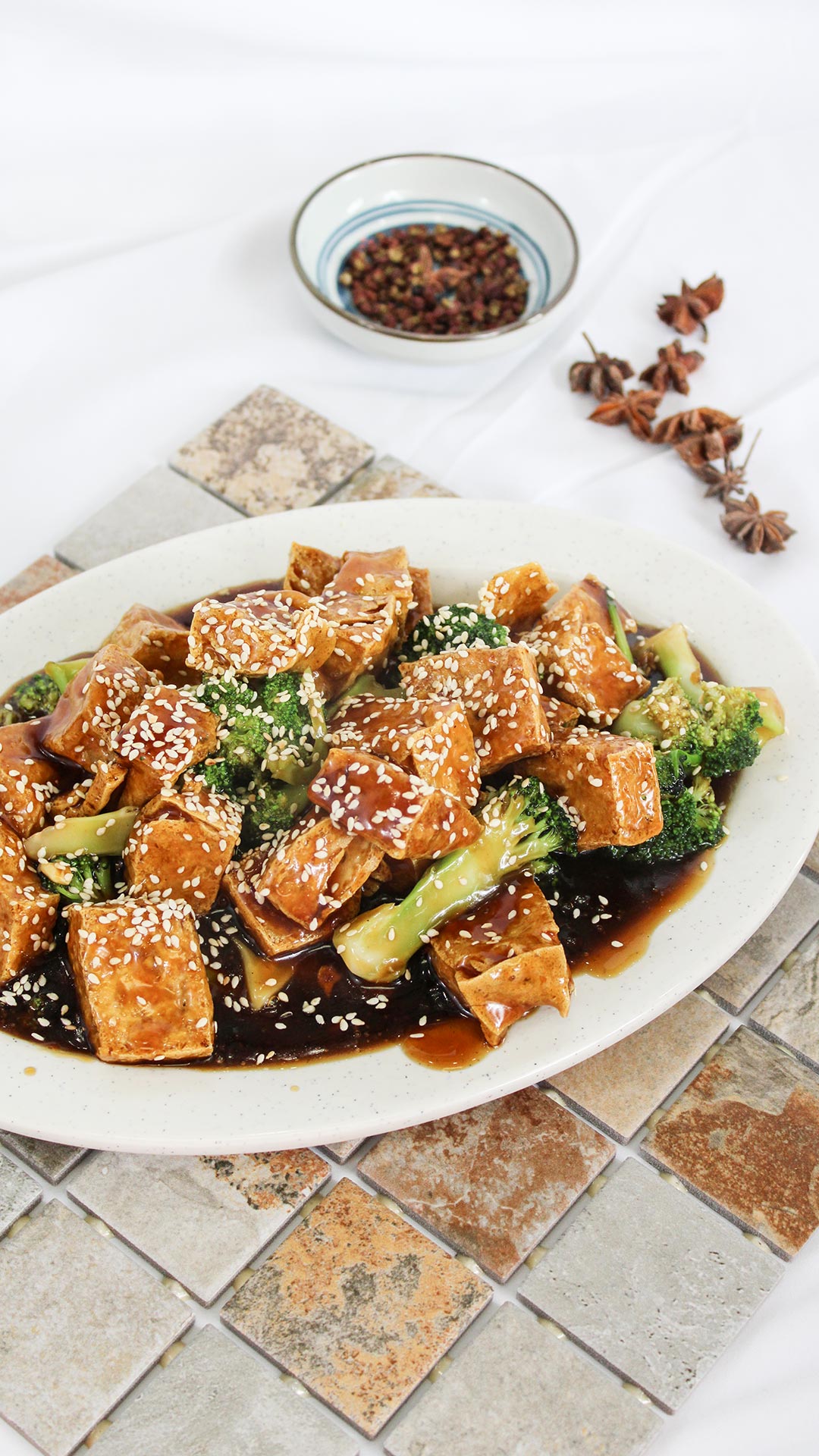 145 Sesame Tofu