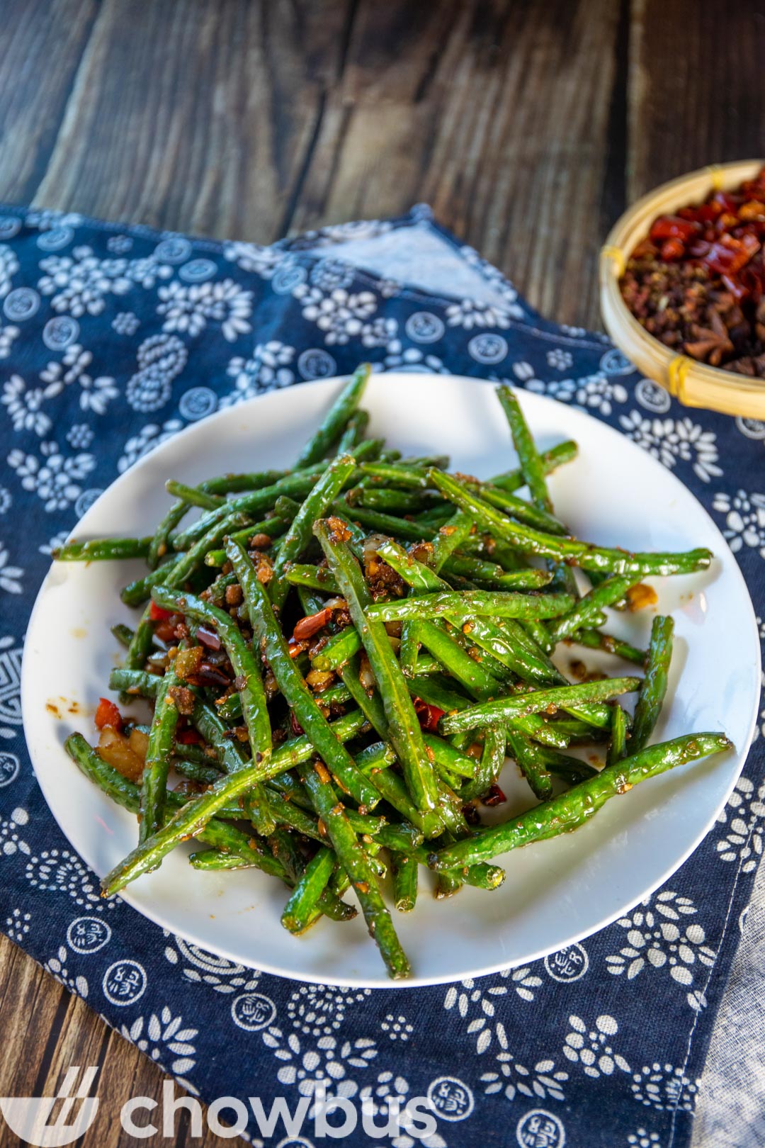 干炒四季豆46. Dry Sauteed String Beans