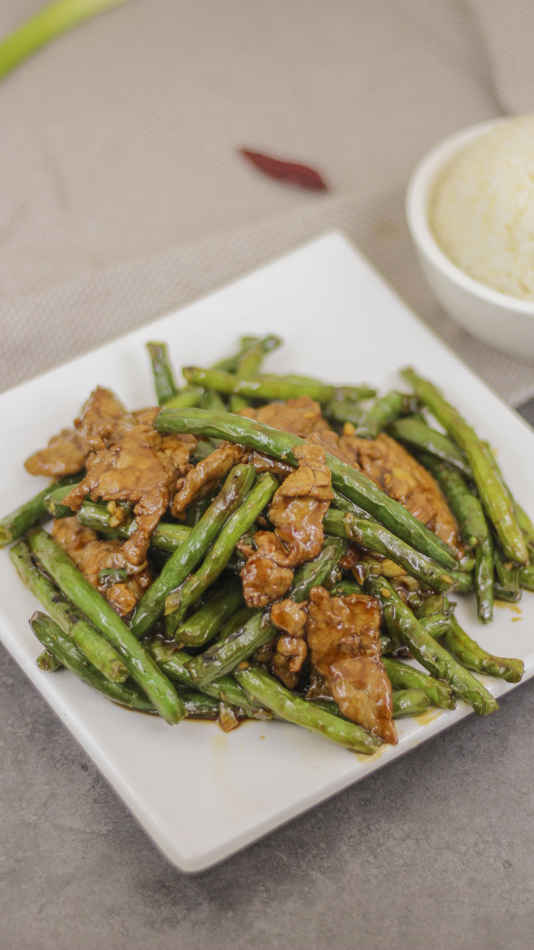 四季豆牛 91. Beef w. String Bean