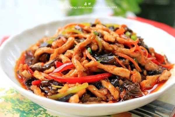 鱼香鸡71. Shredded Chicken w. Garlic Sauce