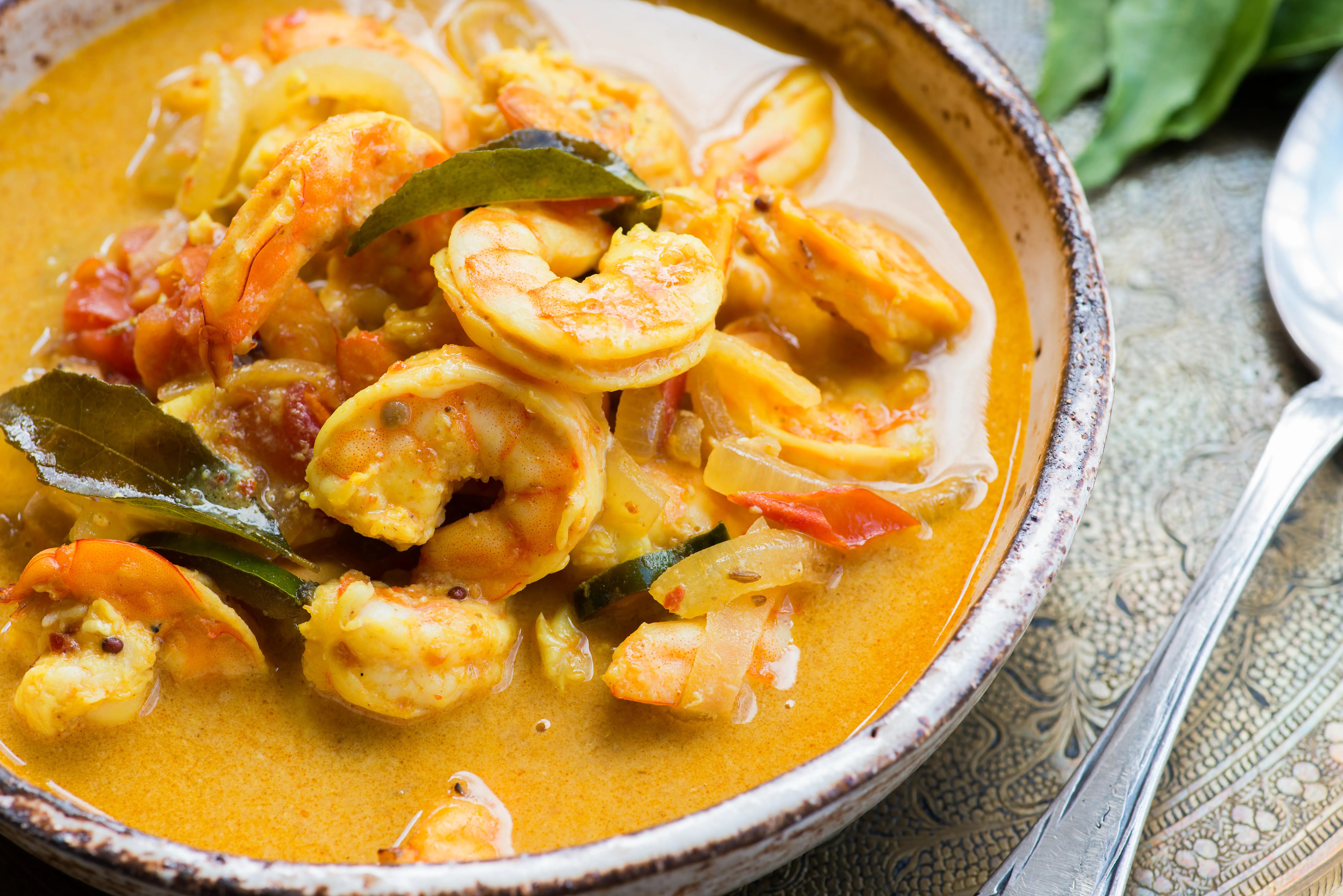 Curry Shrimp (Combination Plate) 咖喱虾