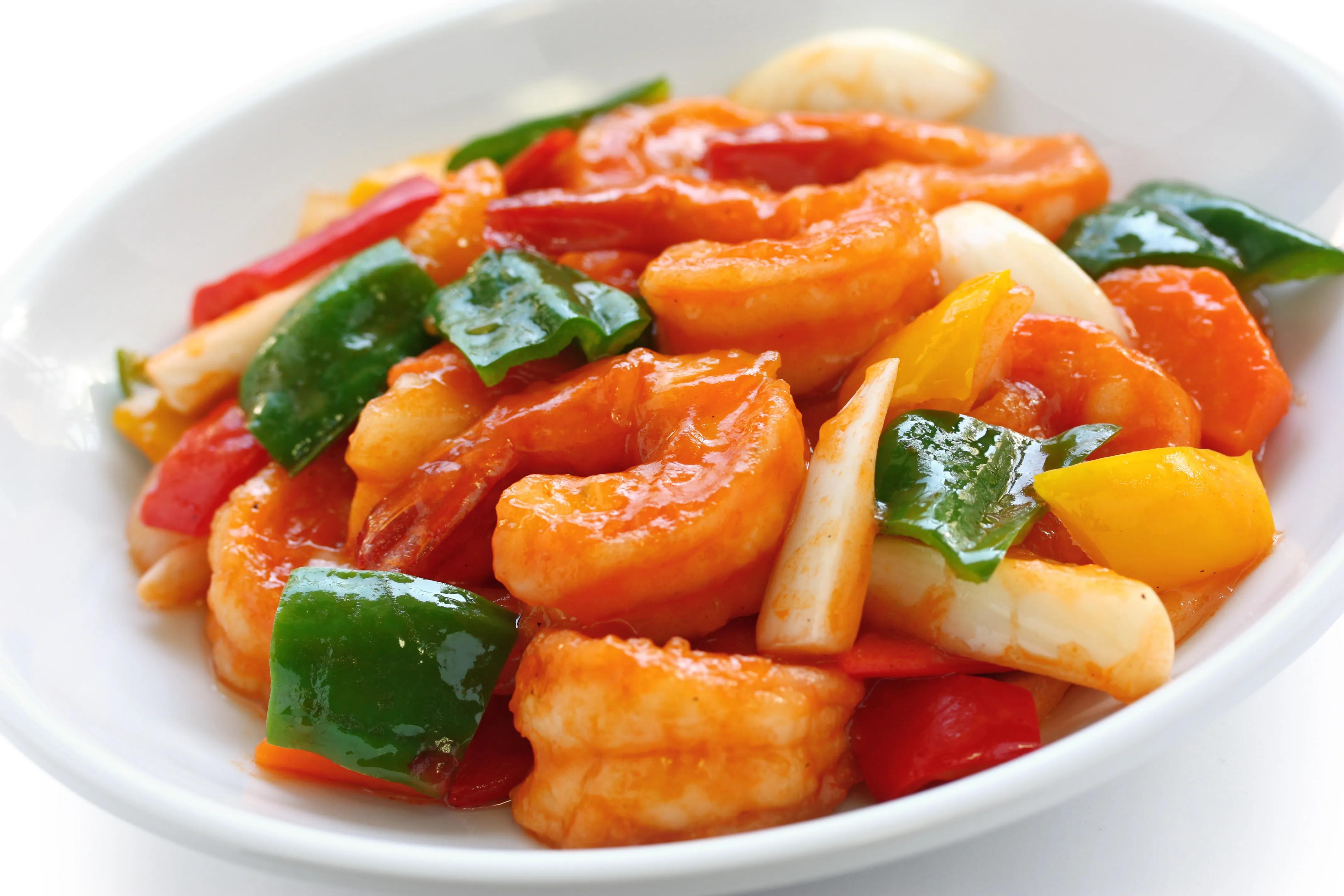 Sweet and Sour Shrimp 甜酸虾