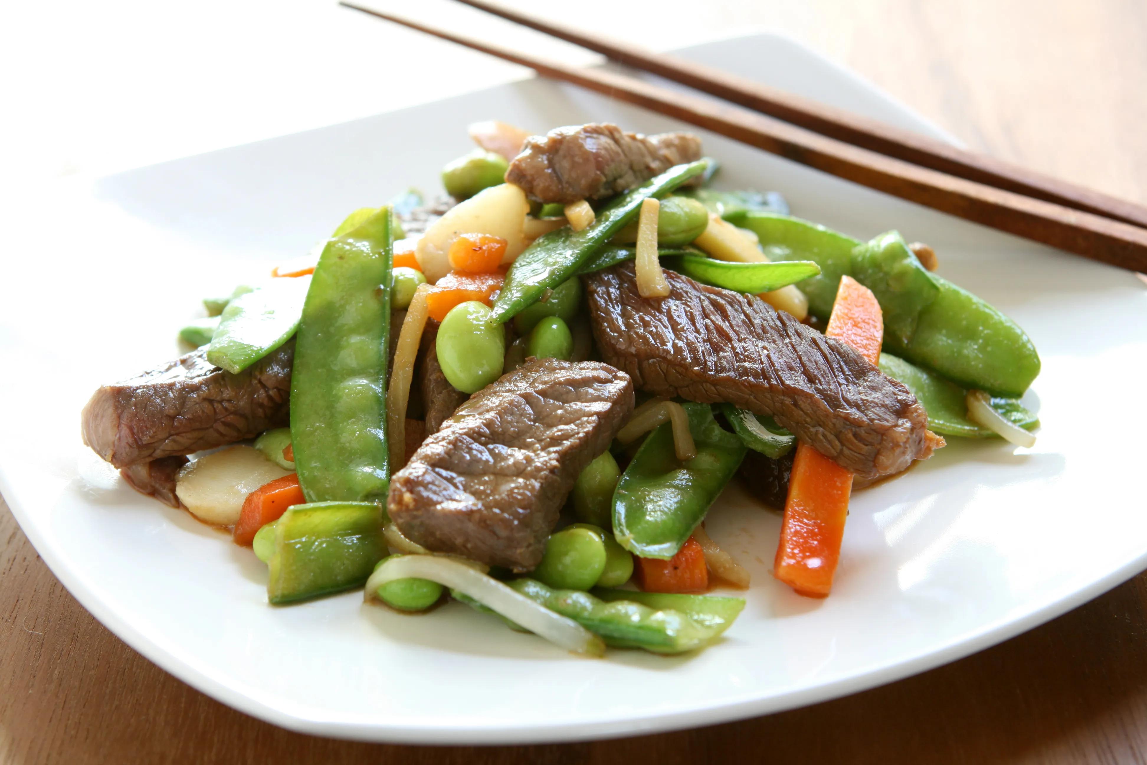 66 Beef w. Snow Peas