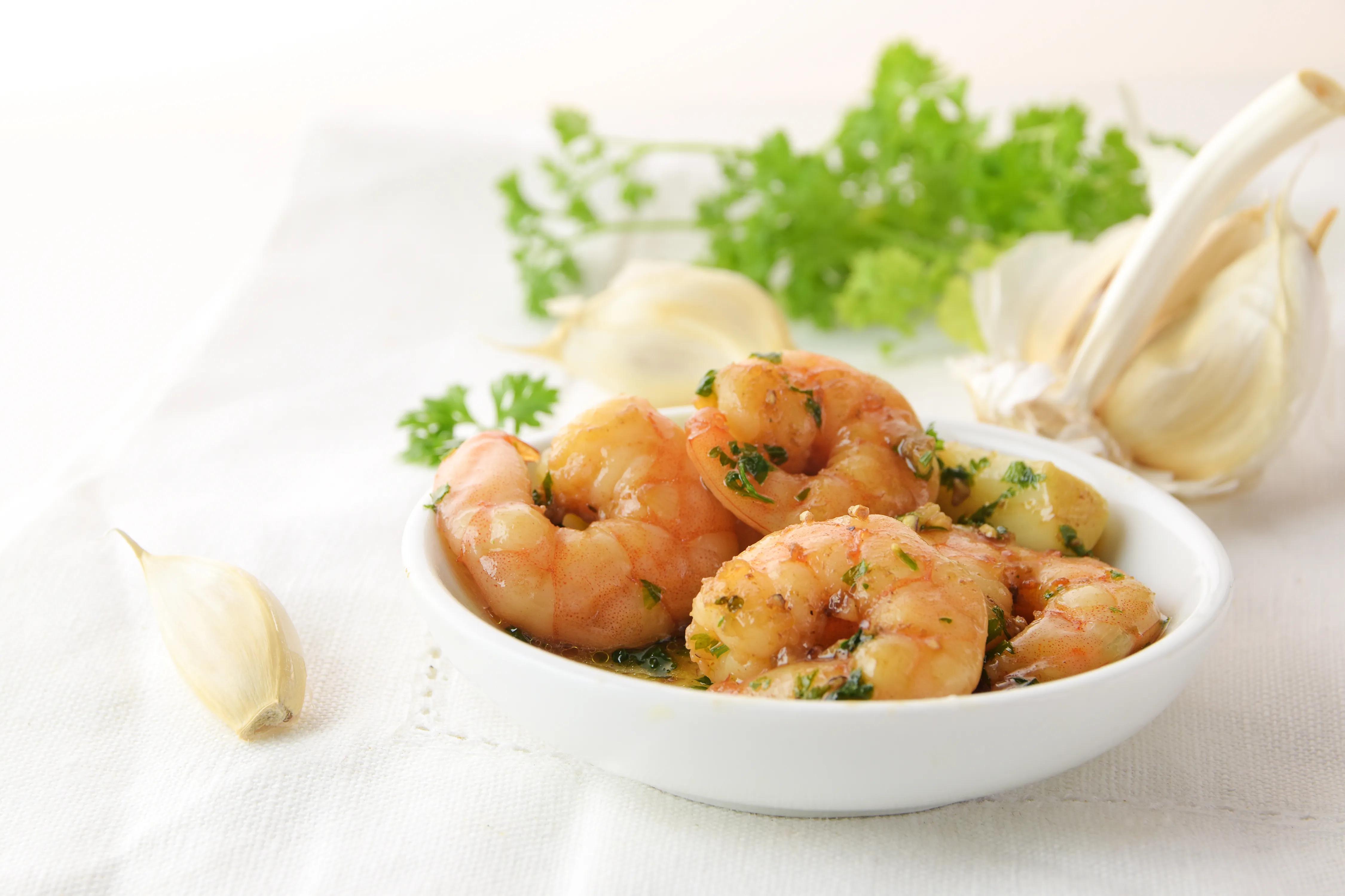 Shrimp in Garlic Sauce