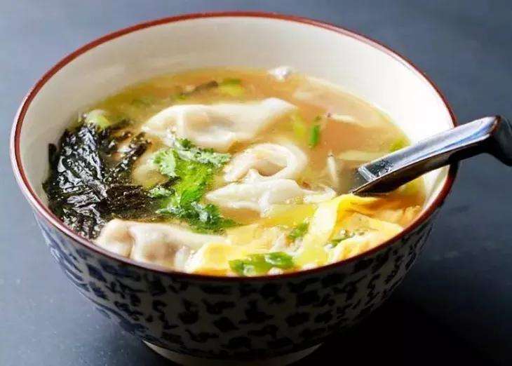 Wonton Egg Drop Soup Mixed