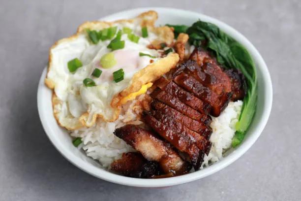Roast Pork with Chinese Vegetable