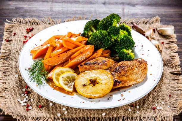 Roast Pork with Broccoli