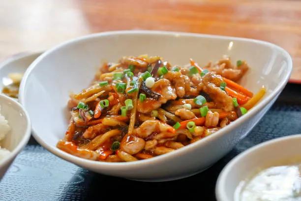 Pork with Garlic Sauce