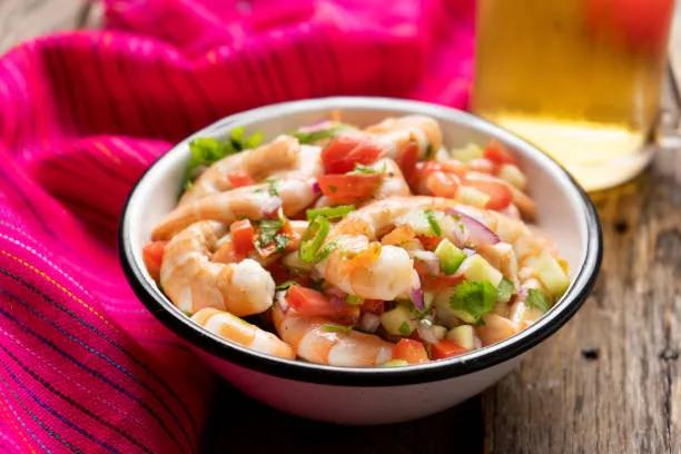 Shrimp with Pepper and Tomato