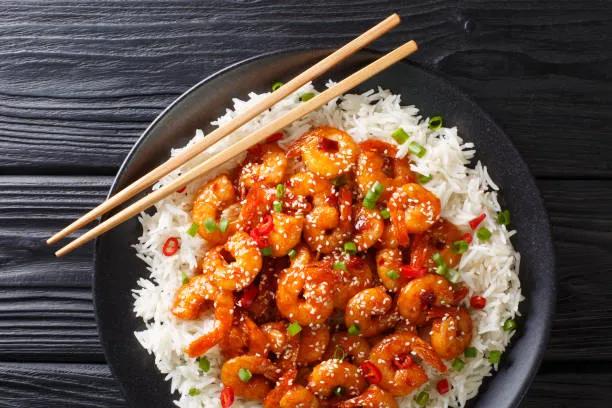 Shrimp with Hot Pepper Sauce