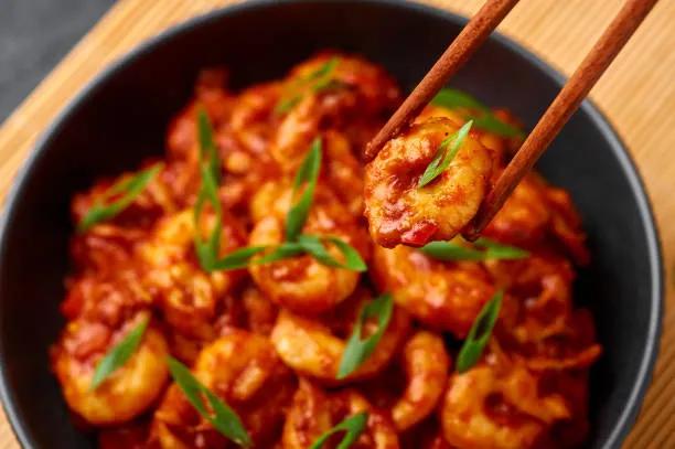 C32. Szechuan Shrimp (Combo Platter)