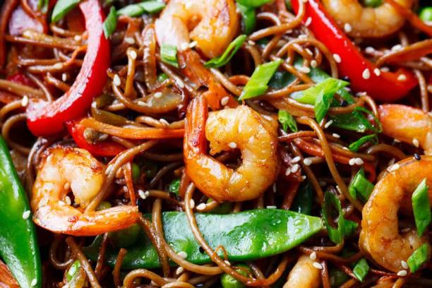 Seafood Chow Mein