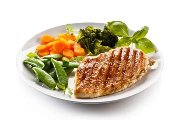 Diet Sliced Chicken with Broccoli