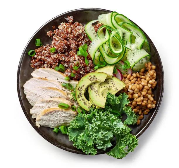 Diet Sliced Chicken with Mixed Vegetable