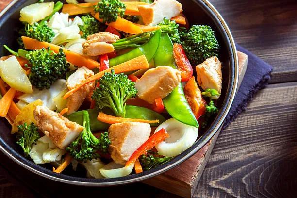 C24. Beef w. Mixed Vegetables (Combo Platter)