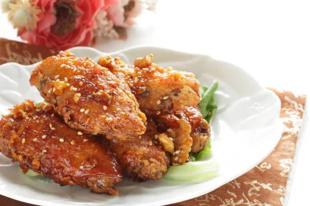 3. Sesame Chicken Wings (8)