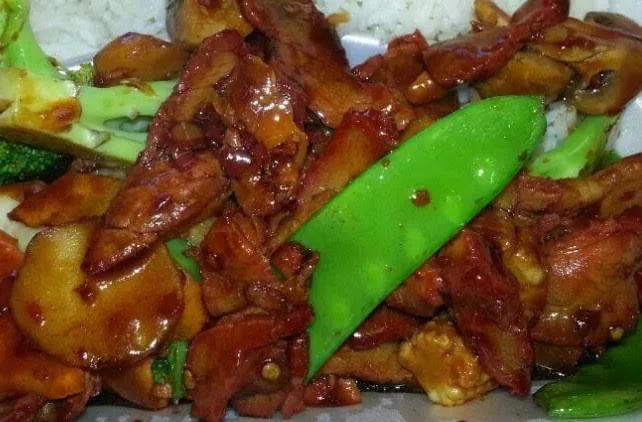 Roast Pork with Mixed Vegetable Combination Platter
