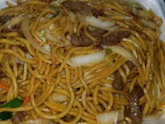 Beef Lo Mein Combination Platter