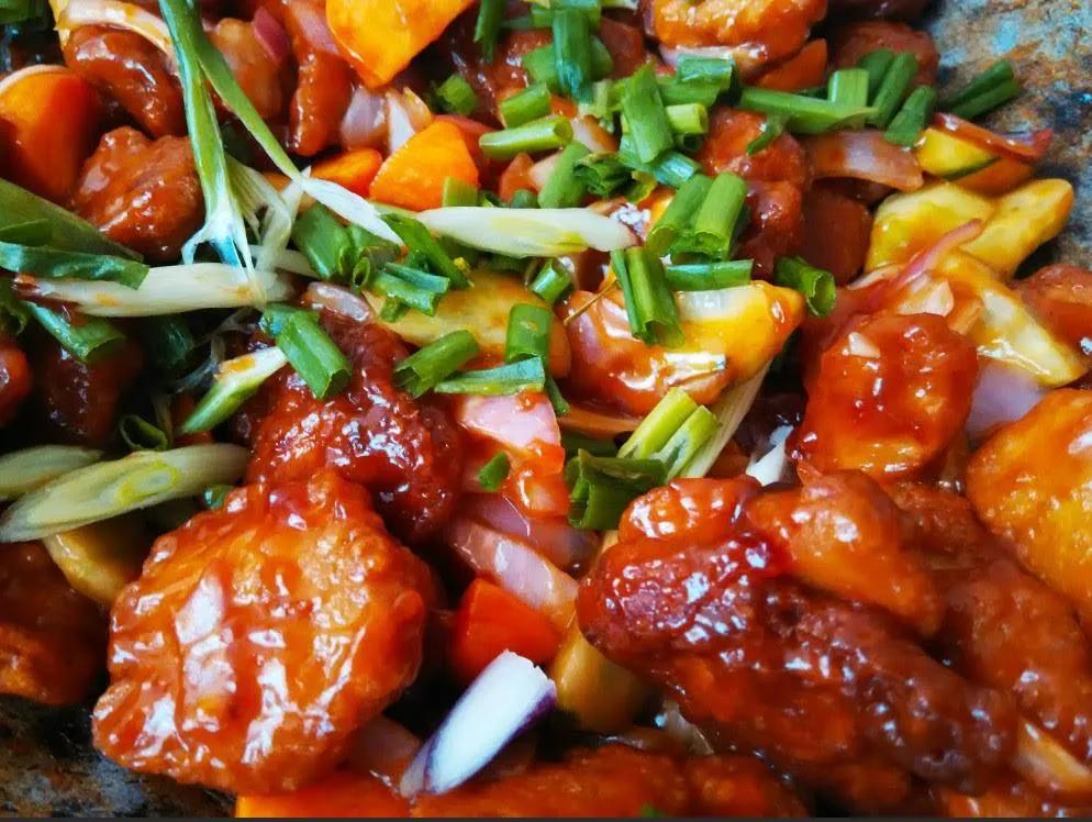 Hunan Pork Combination Platter