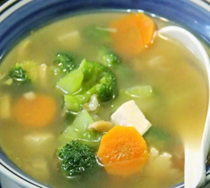 Vegetables Bean Curd Soup