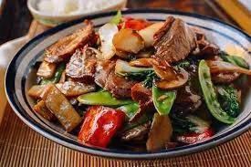 50. Roast Pork w. Vegetables