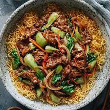 Beef Double Pan Fried Noodles