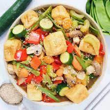 74. Tofu w. Mixed Vegetables