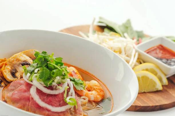 Tom Yum Shrimp Noodle Soup