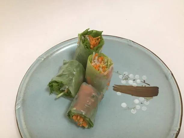 6. Sashimi Spring Roll
