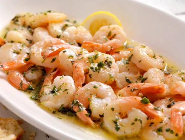 Shrimp With Garlic Sauce (Combo)
