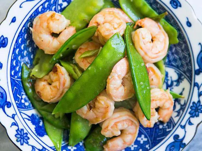 74. Shrimp w. Snow Peas