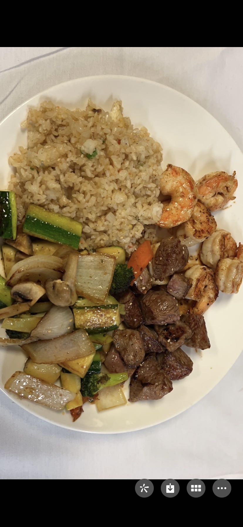 Hibachi New York Steak & Shrimp