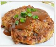 49. Vegetable Egg Foo Young