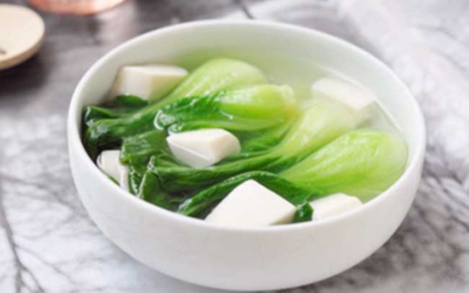 素菜豆腐汤 Vegetable Tofu Soup