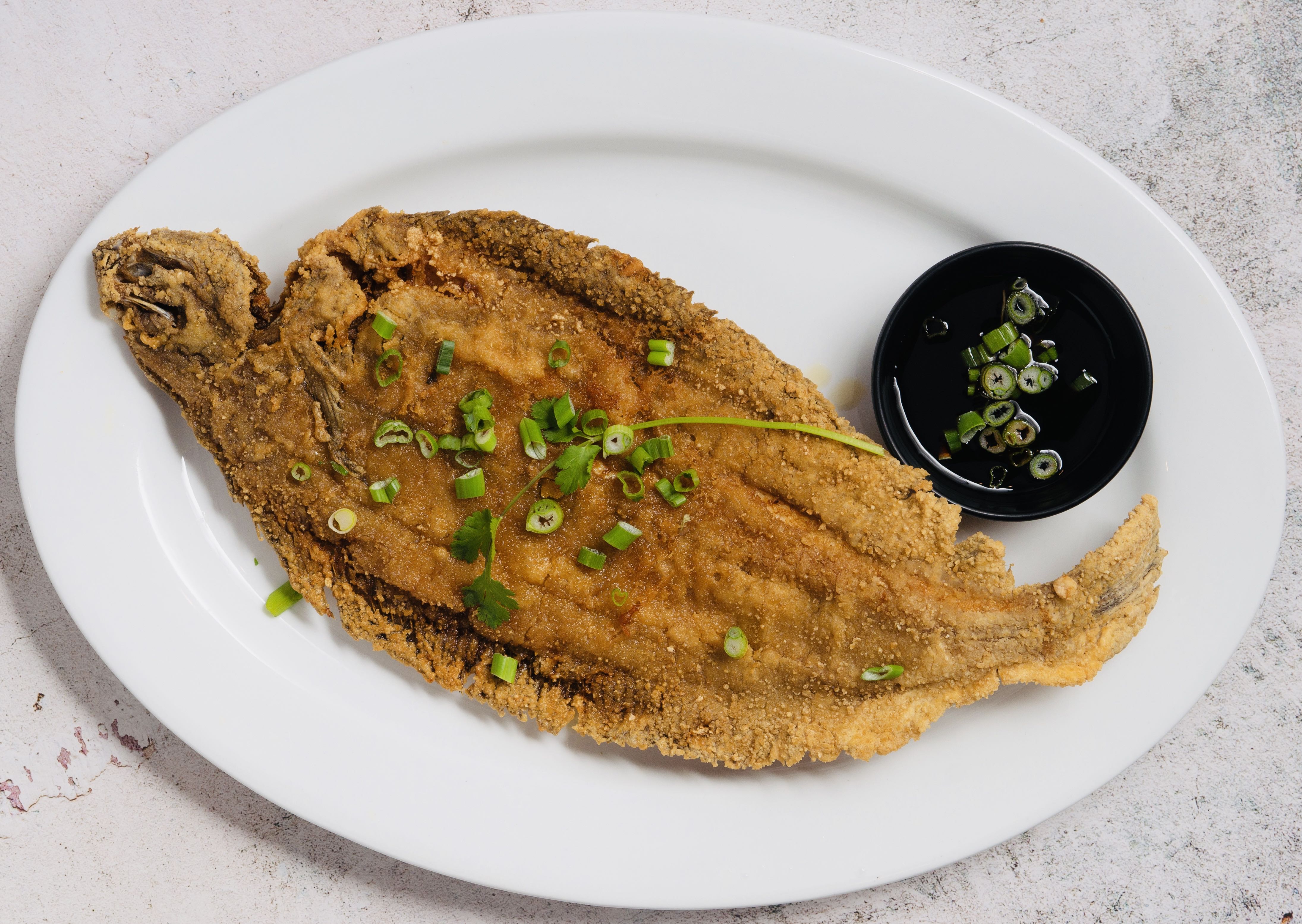 108. Deep-fried Sole Fish干煎大龍脷