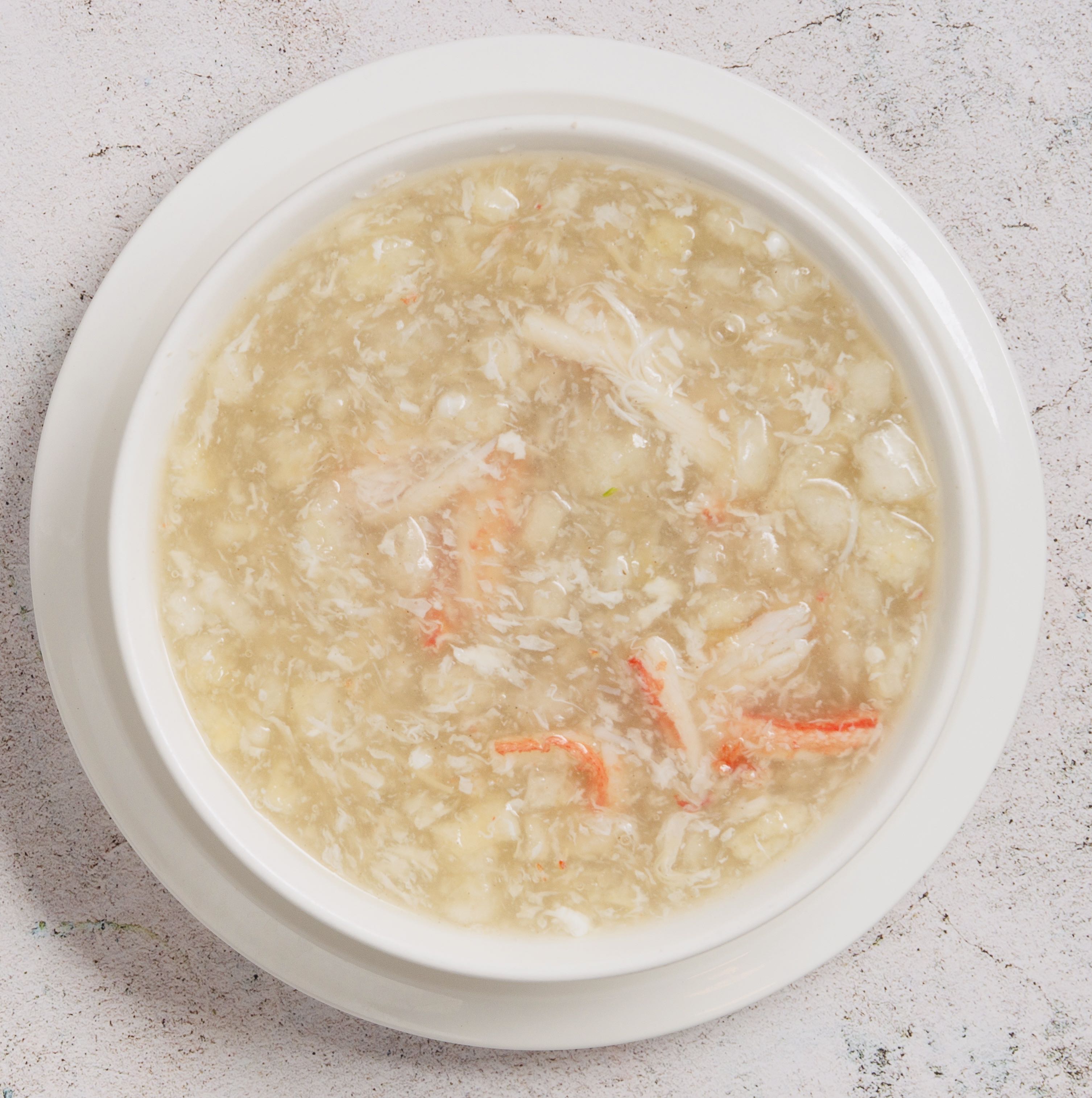 301. Crab Meat w/Fish Maw Soup蟹肉魚肚羹