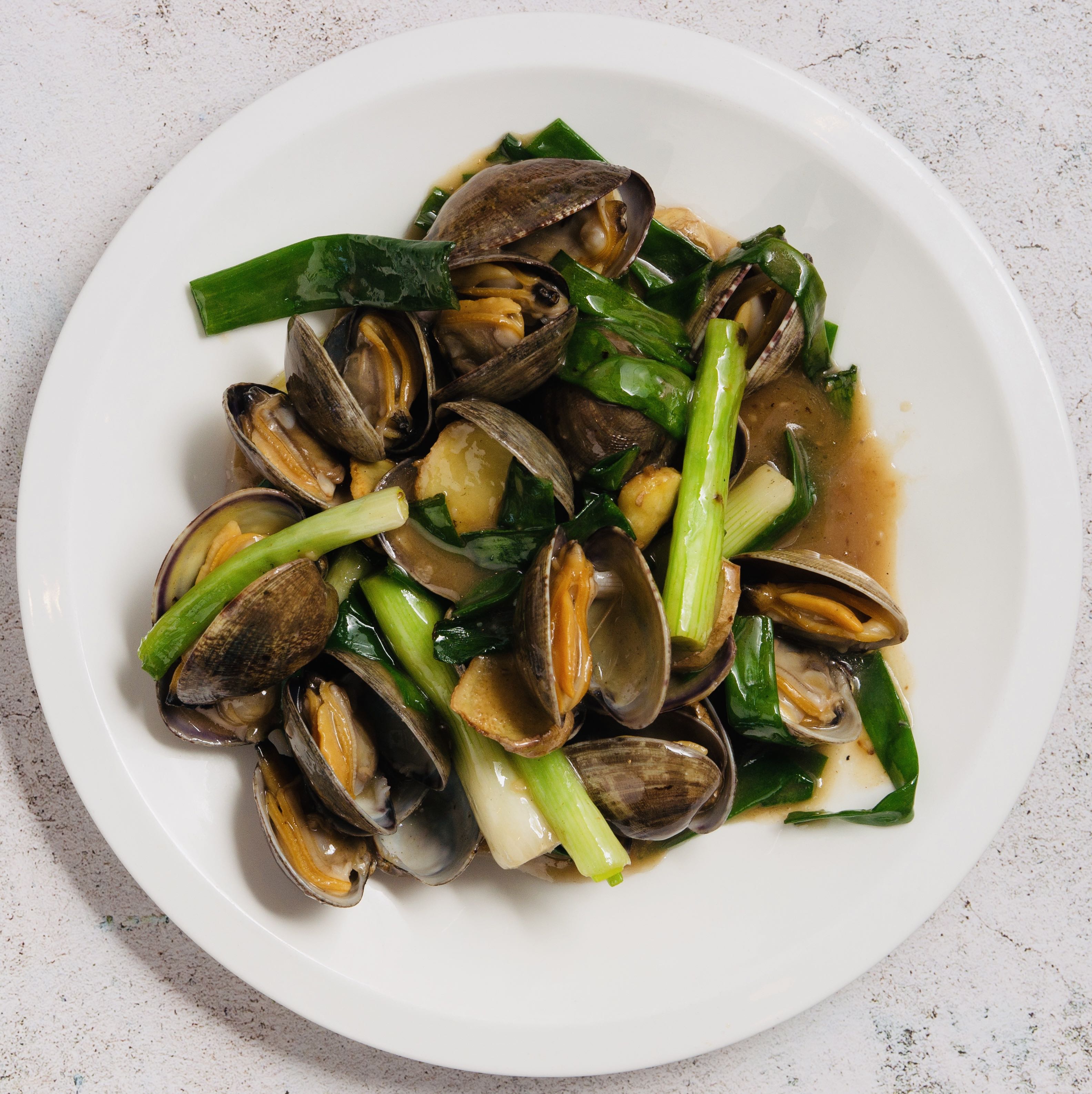 706. Clams w/Ginger & Green Onion薑蔥炒蜆