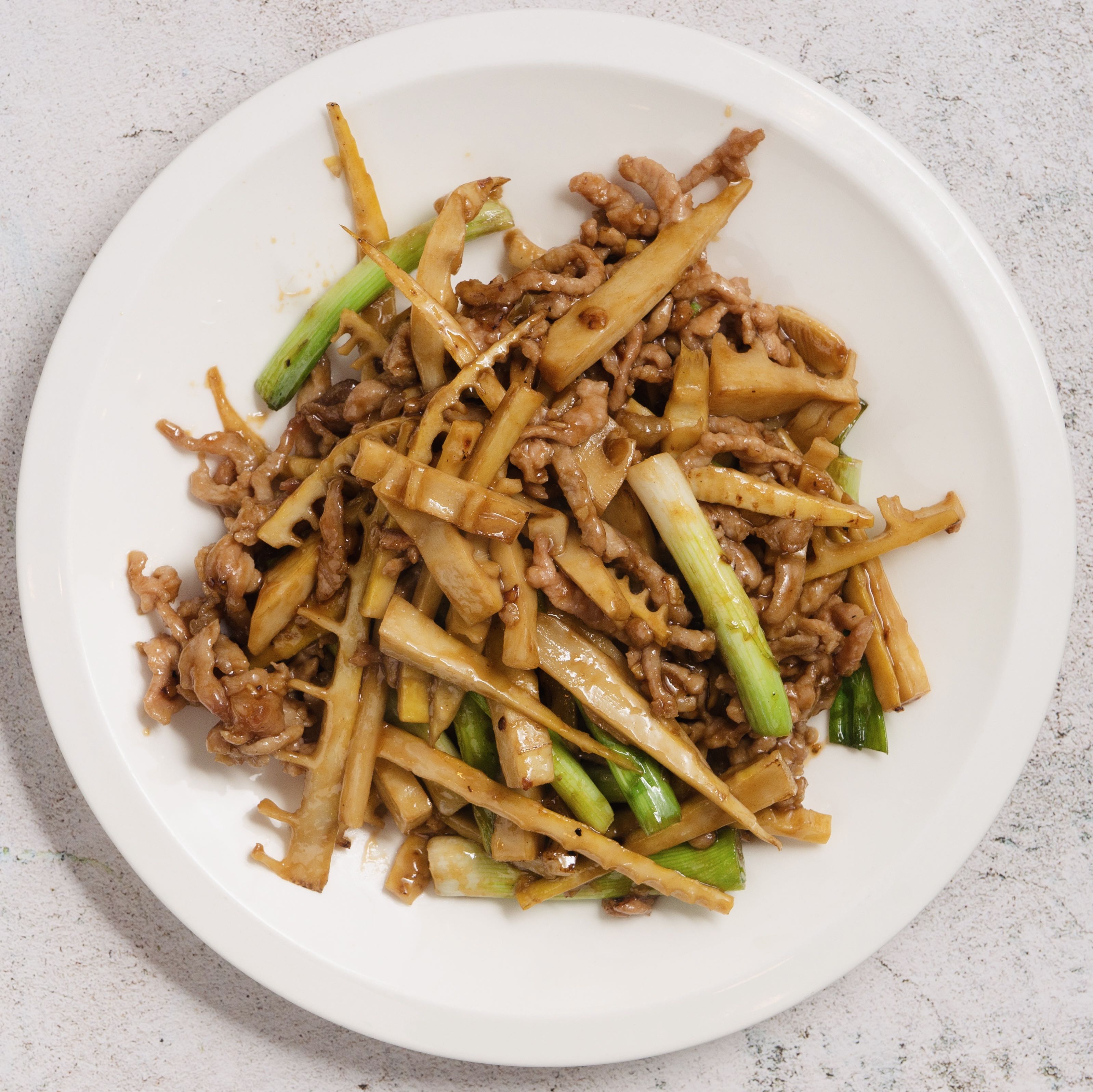 904. Shredded Pork w/Bamboo Shoot筍尖肉絲