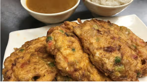 D13. Pork or Chicken Egg Foo Young