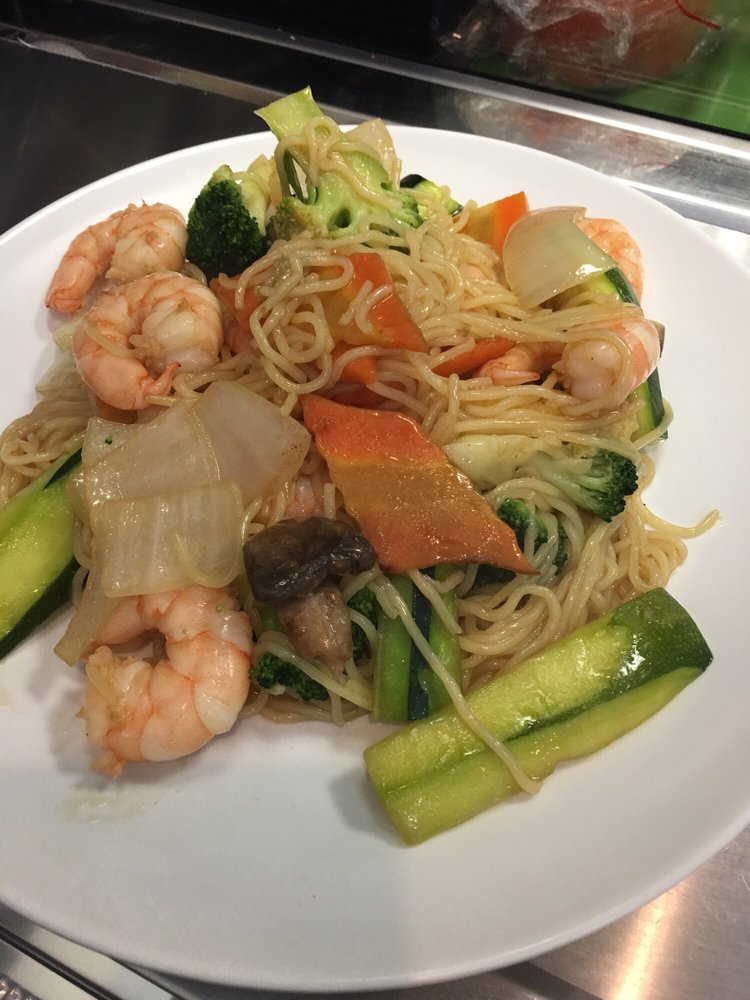 Hibachi Shrimp Yaki Soba or Udon