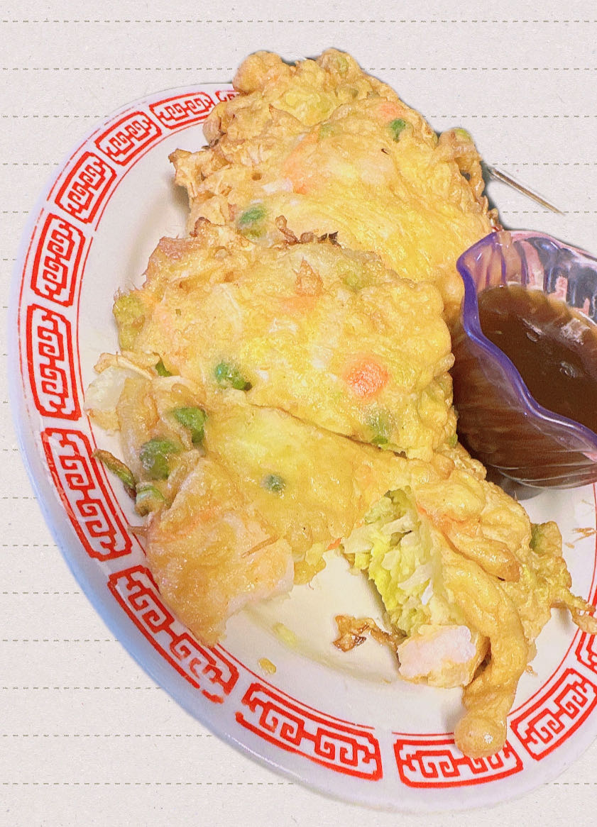 36.虾蓉蛋 Shrimp Egg Foo Young
