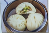 22. 鮮蝦菜肉包Fresh Shrimp & Pork w. Veg. Bun (3pc)