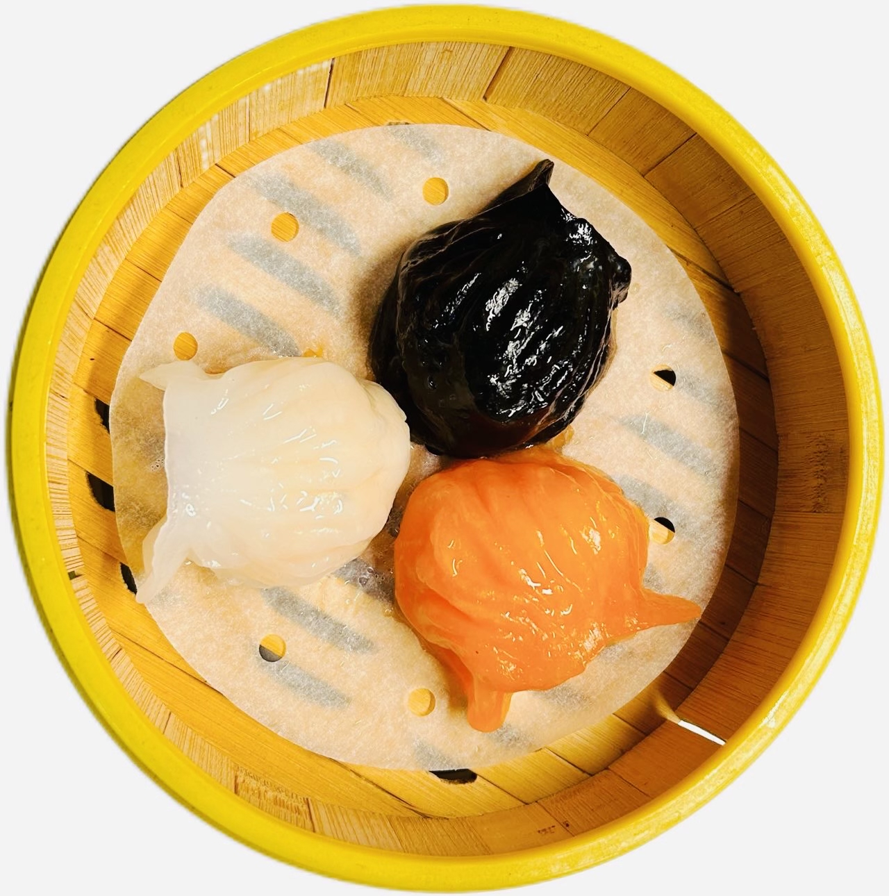 Three color dumplings
