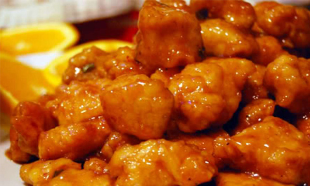 Orange Chicken With rice Combo陈皮鸡套餐