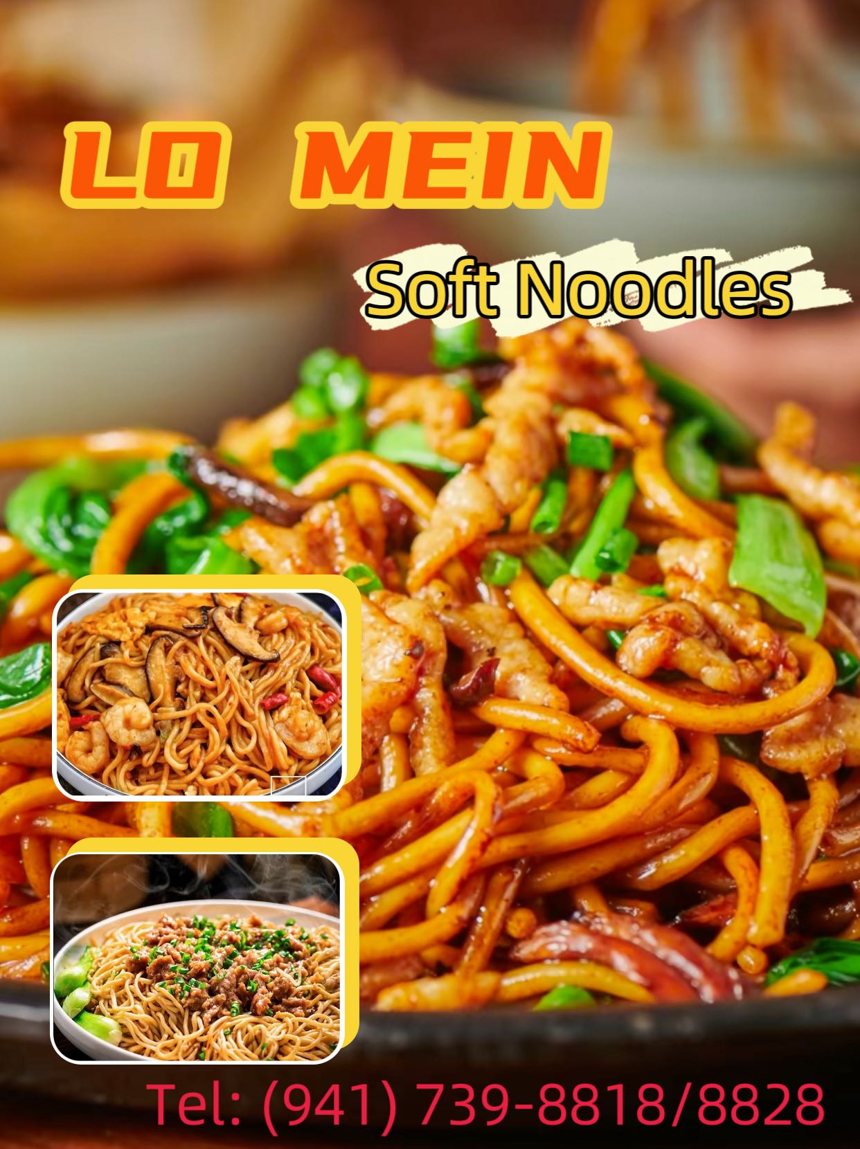鸡捞面 33.Chicken Lo Mein