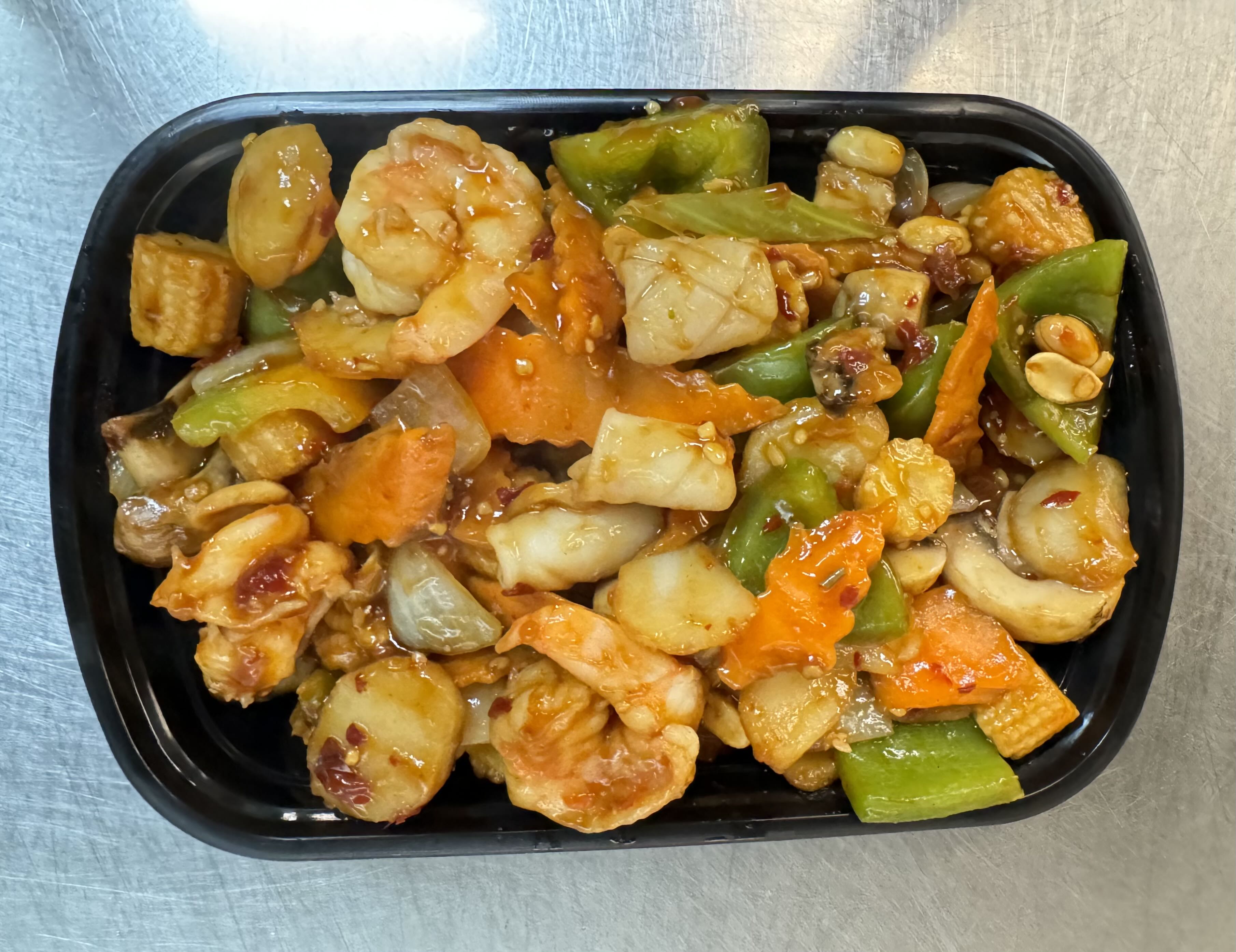 Kung Pao Shrimp and Calamari