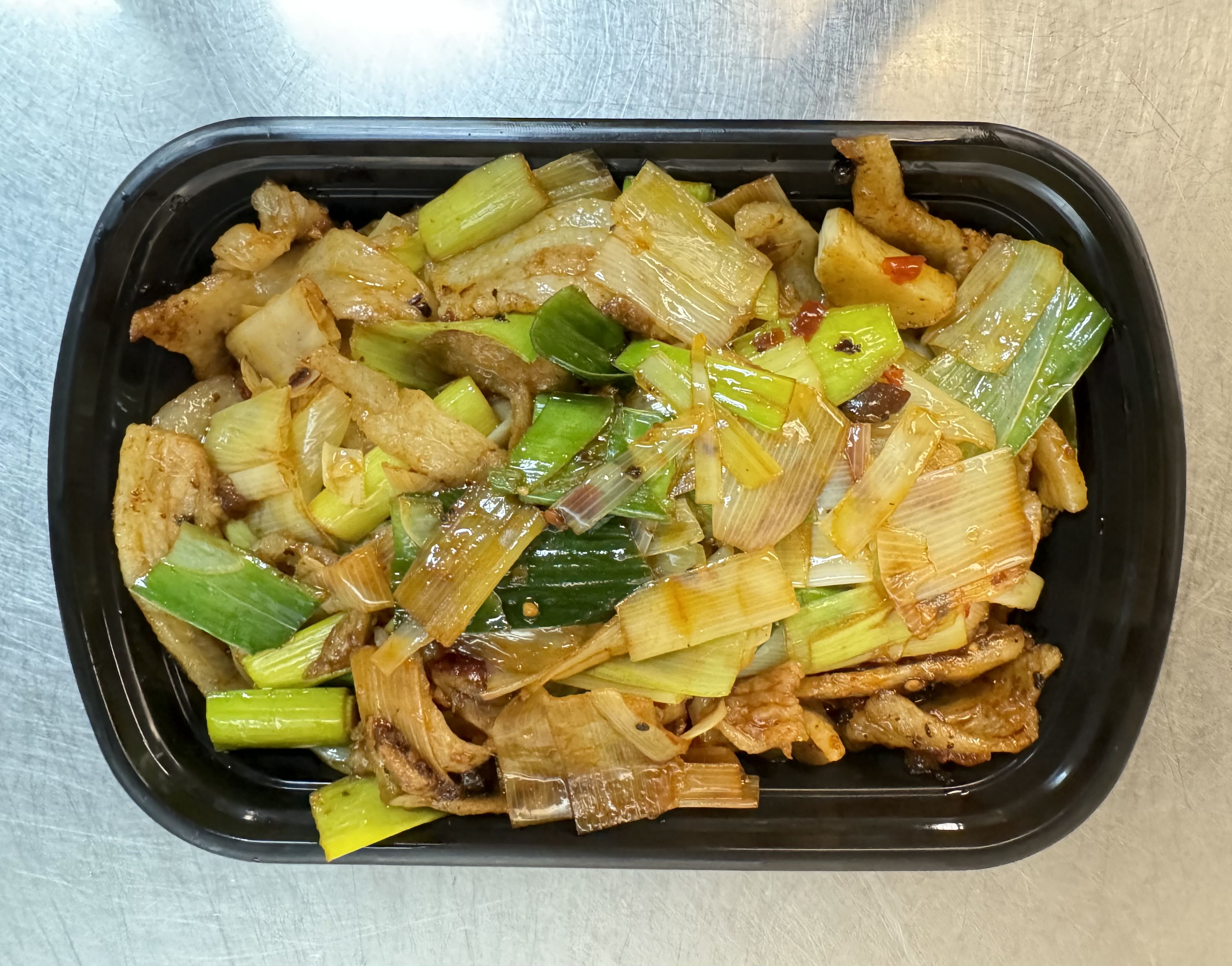 Twice cooked pork belly