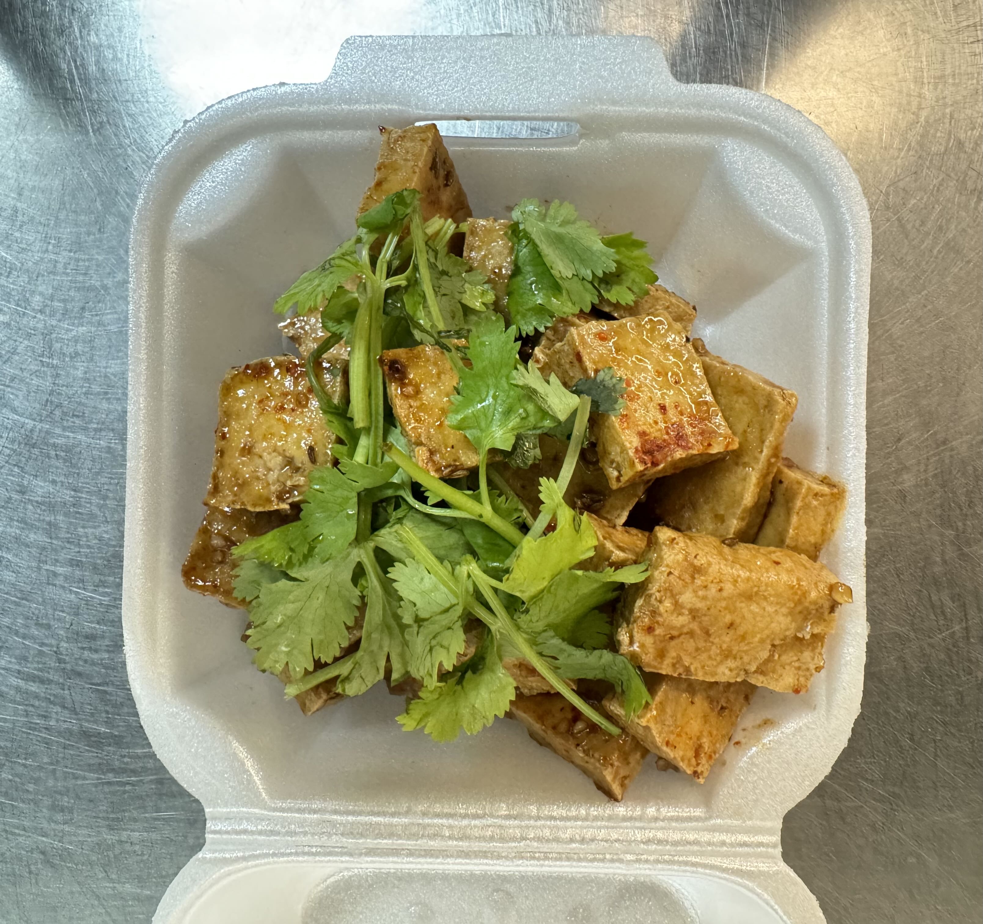 Spicy Cumin Fried Tofu